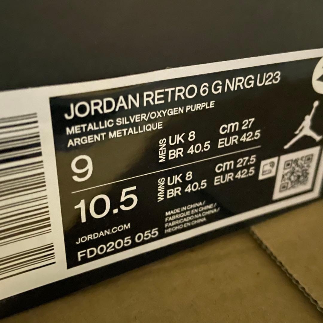 NIKE golf JORDAN RETRO 6G NRG U23ゴルフシューズ