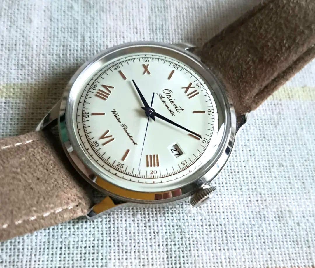 美品 Orient オリエント 自動巻き腕時計 75周年記念モデル