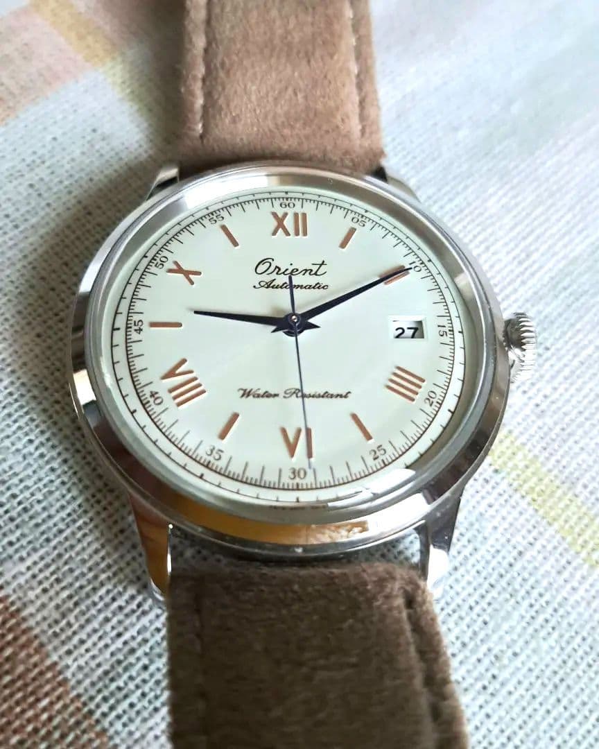 美品 Orient オリエント 自動巻き腕時計 75周年記念モデル