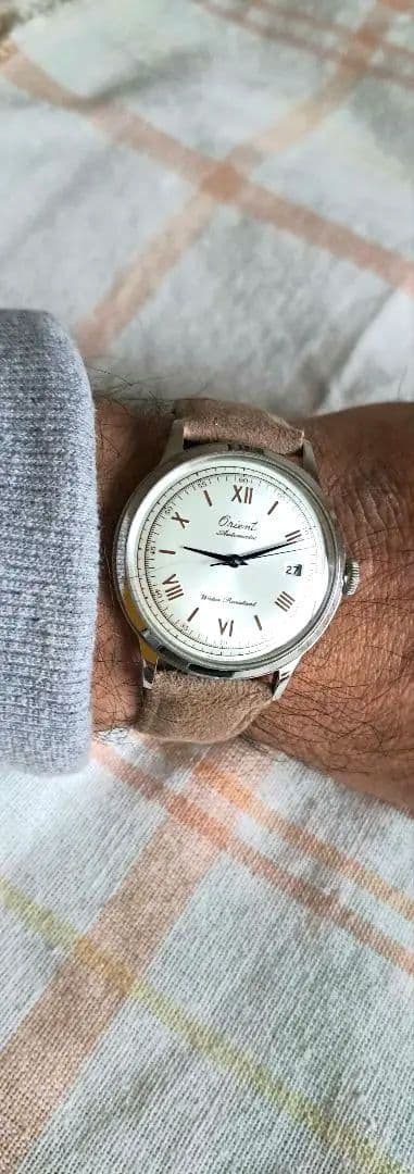 美品 Orient オリエント 自動巻き腕時計 75周年記念モデル