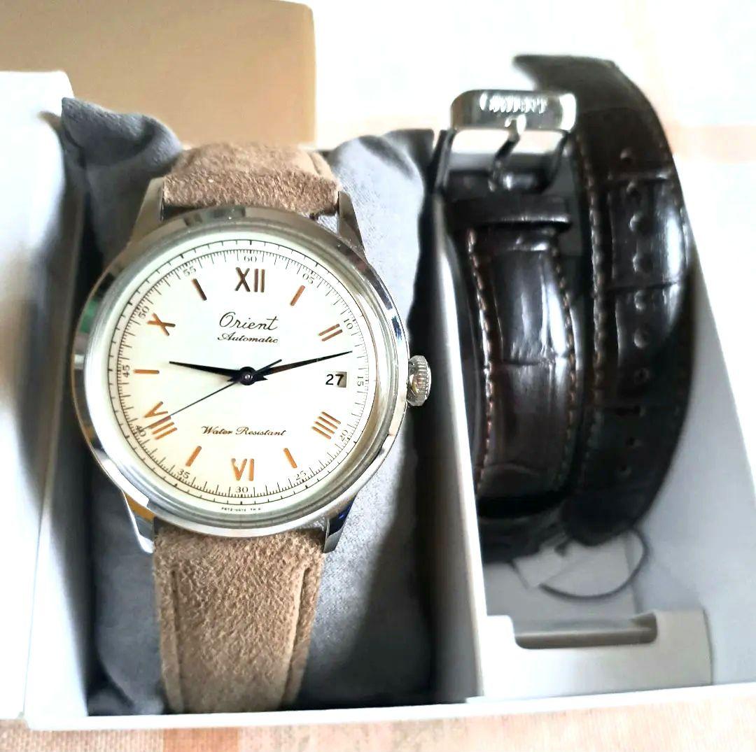 美品 Orient オリエント 自動巻き腕時計 75周年記念モデル