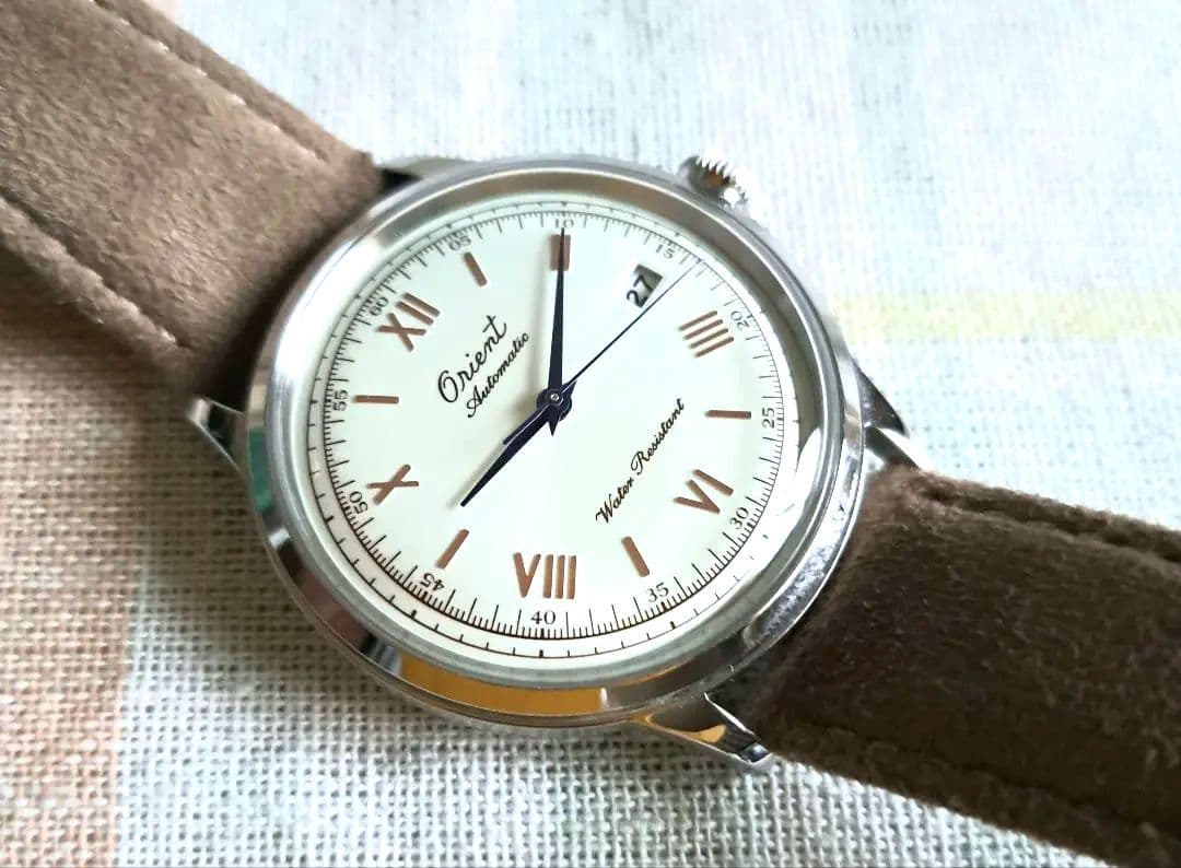 美品 Orient オリエント 自動巻き腕時計 75周年記念モデル