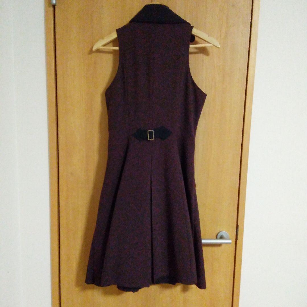 m*y様 グレーティアジャンパースカート　ボルドー ダブルボタン