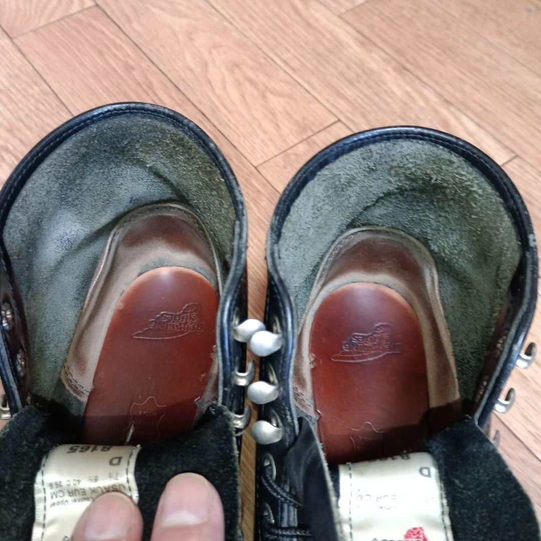 M*0様 REDWINGSHOES8165ブッラクブーツ7，5