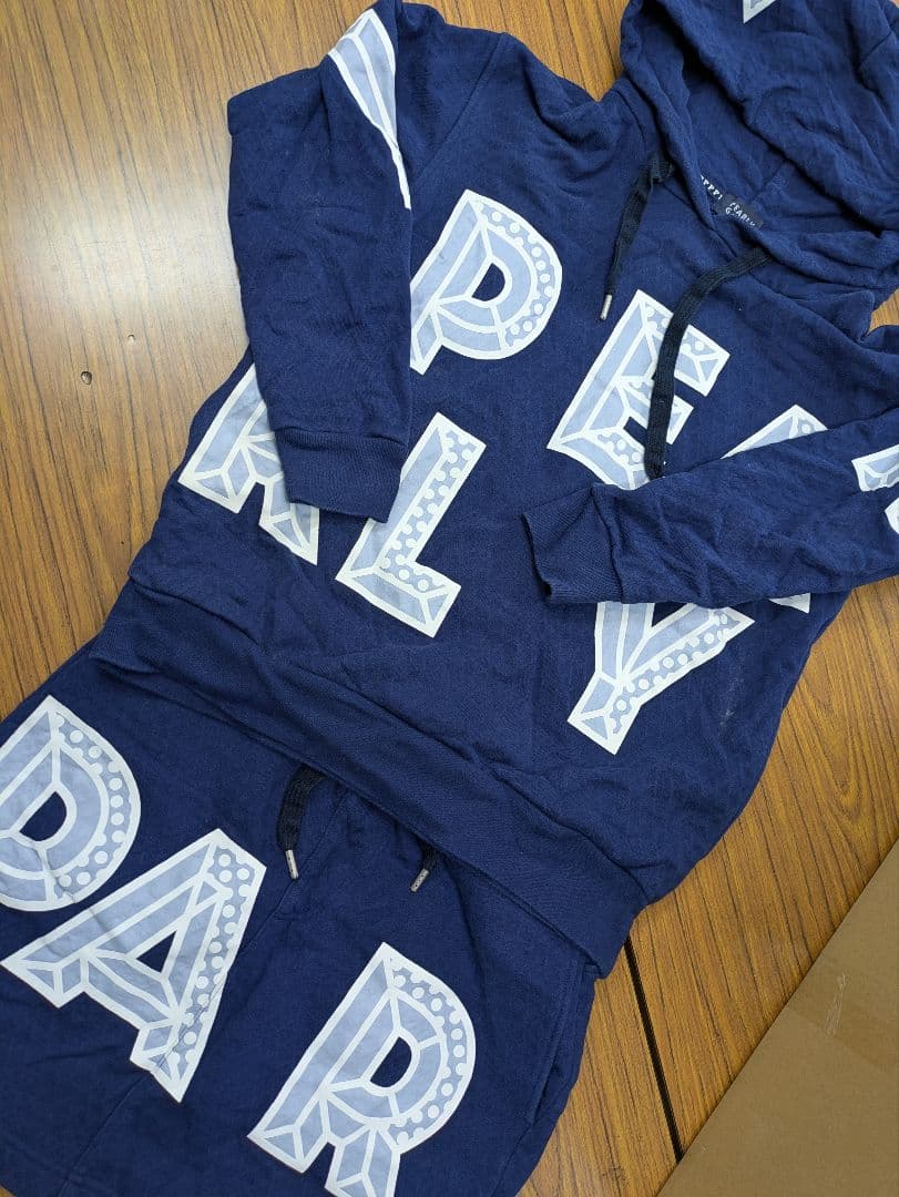 パーリーゲイツ　ブルー　パーカー　セットアップ