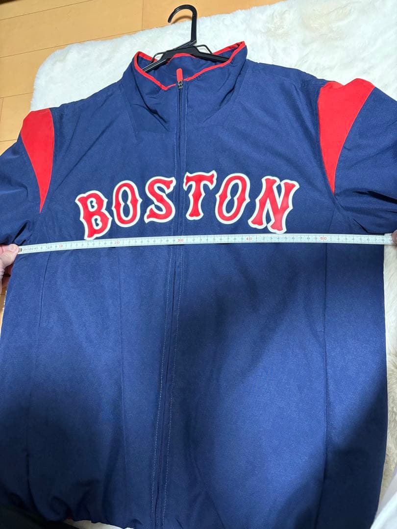 Majestic × ボストンレッドソックス選手着用デザインジャケット