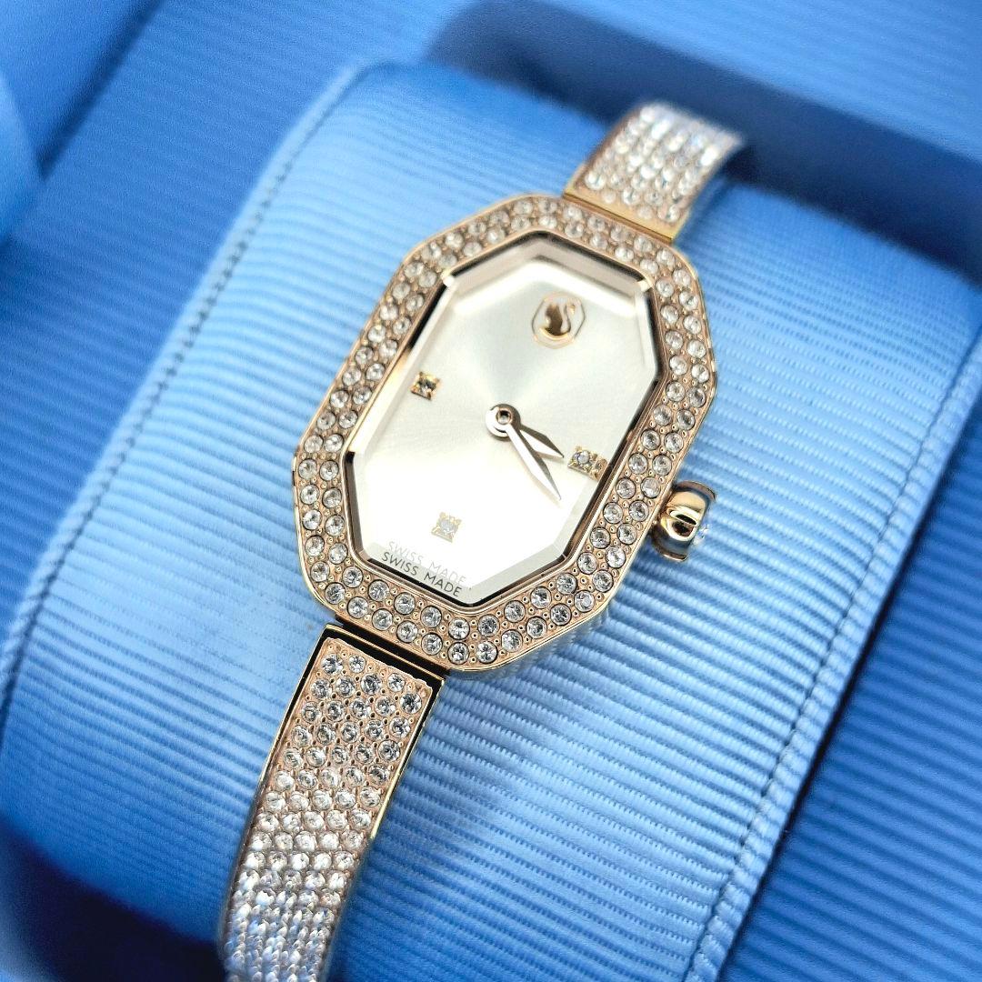✨美品箱付 スワロフスキーSWAROVSKI DEXTERA バングルウォッチ