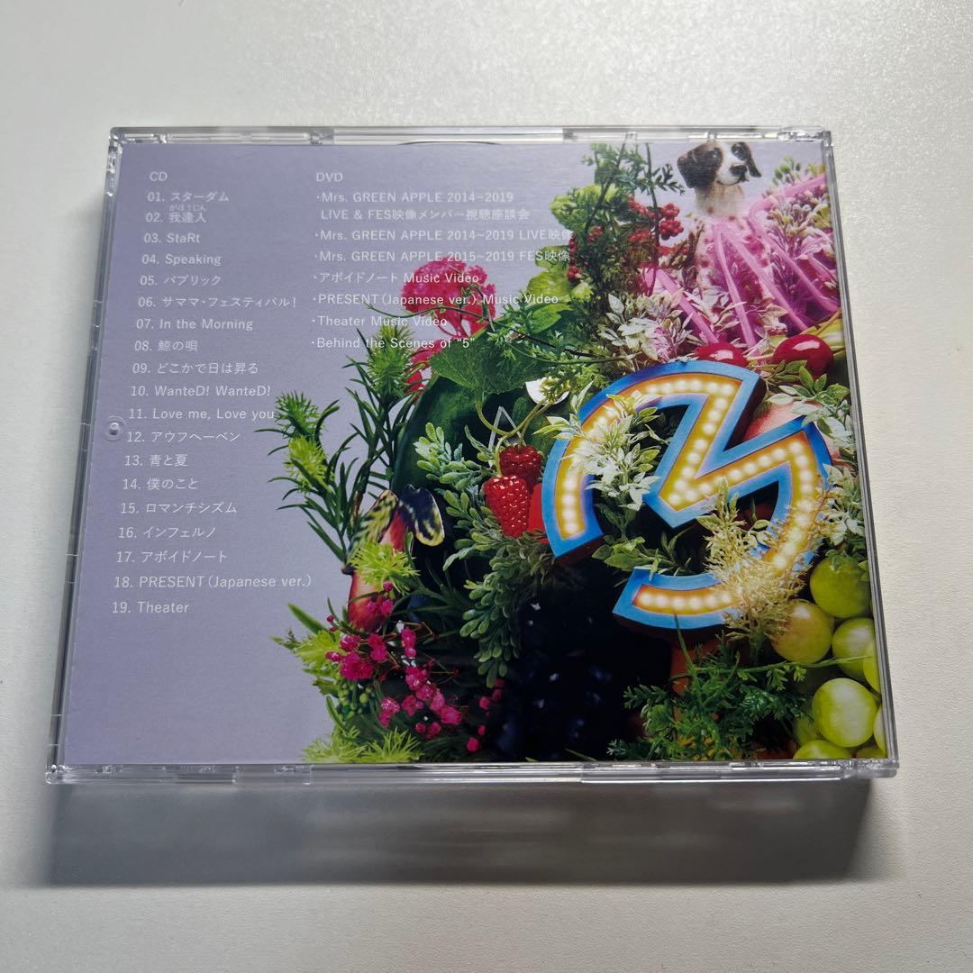 Mrs. GREEN APPLE 5 初回限定版
