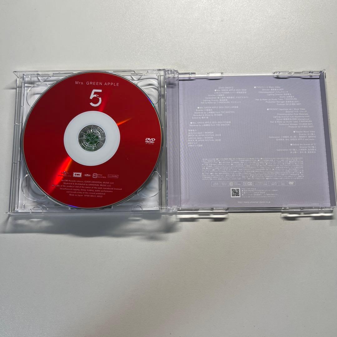 Mrs. GREEN APPLE 5 初回限定版