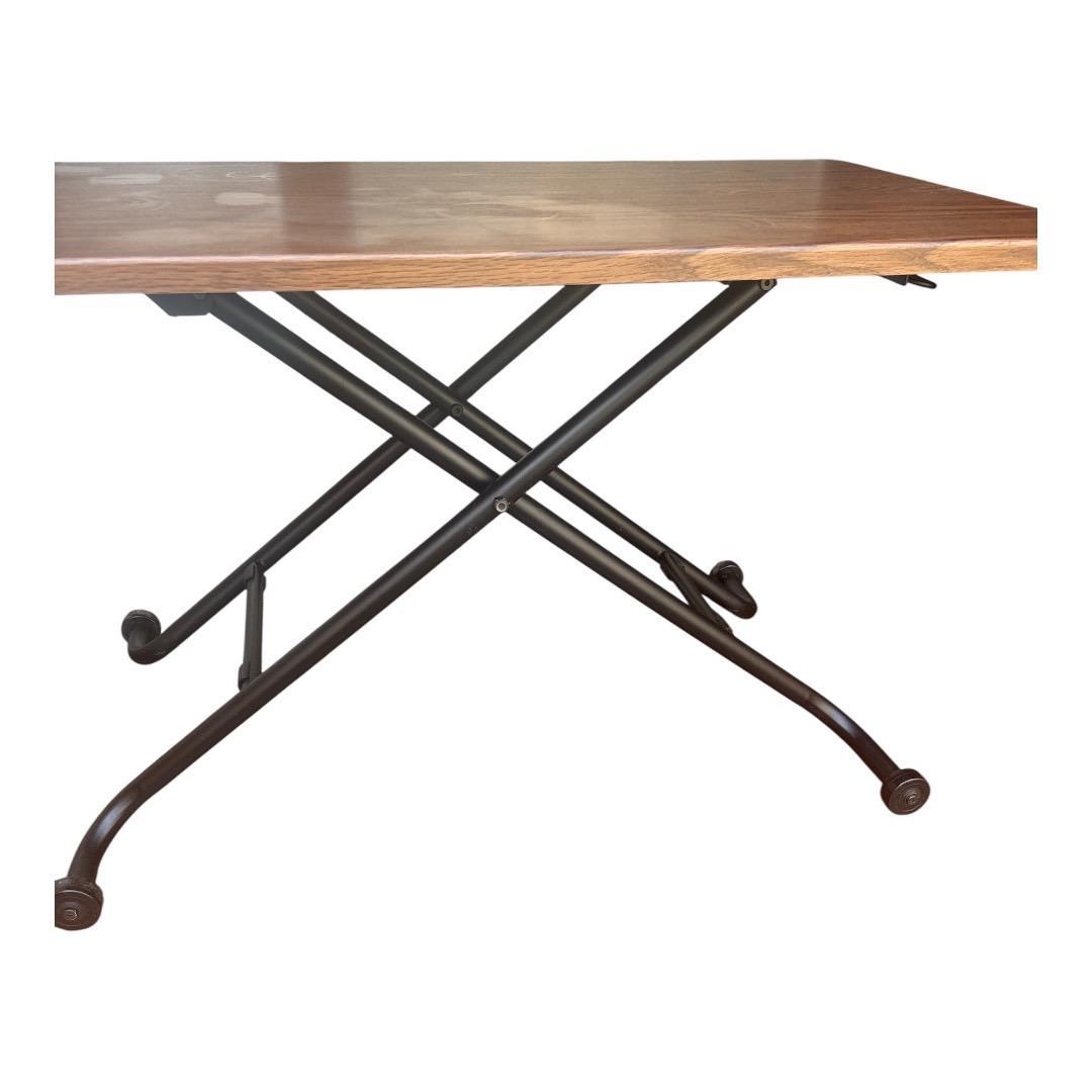 ニトリ 無段階昇降式テーブル　ライザN　 ブラウン