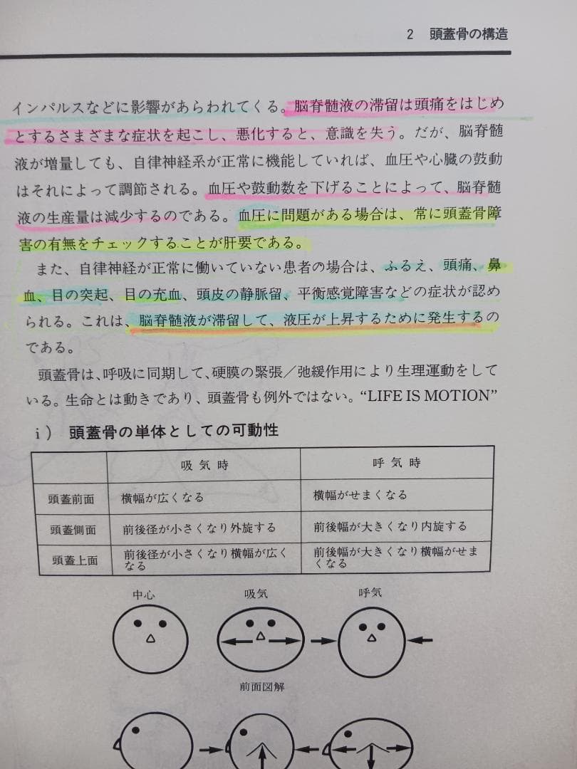 頭蓋骨調整法の診断とテクニック