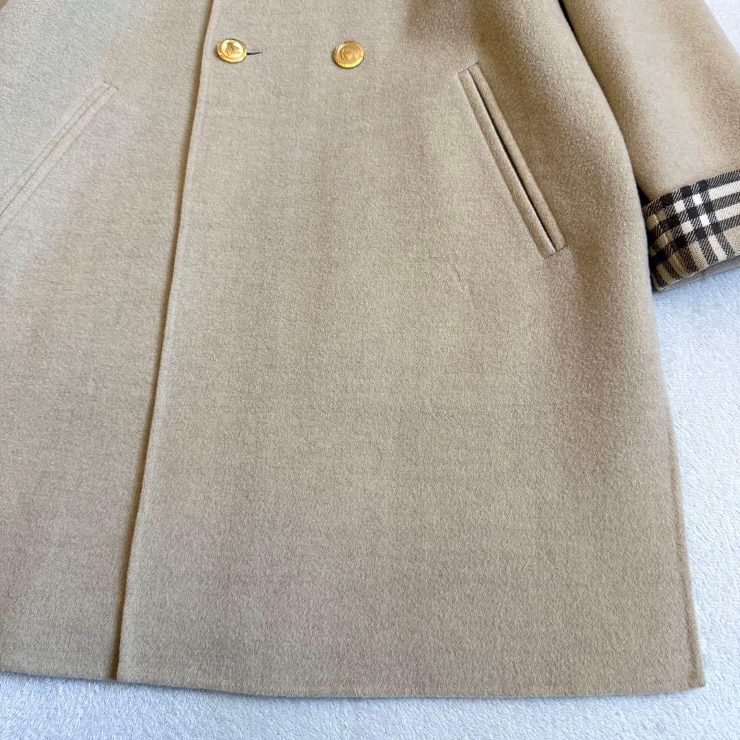 Burberrys ステンカラーコート カシミア混 ビンテージ アイボリー 38