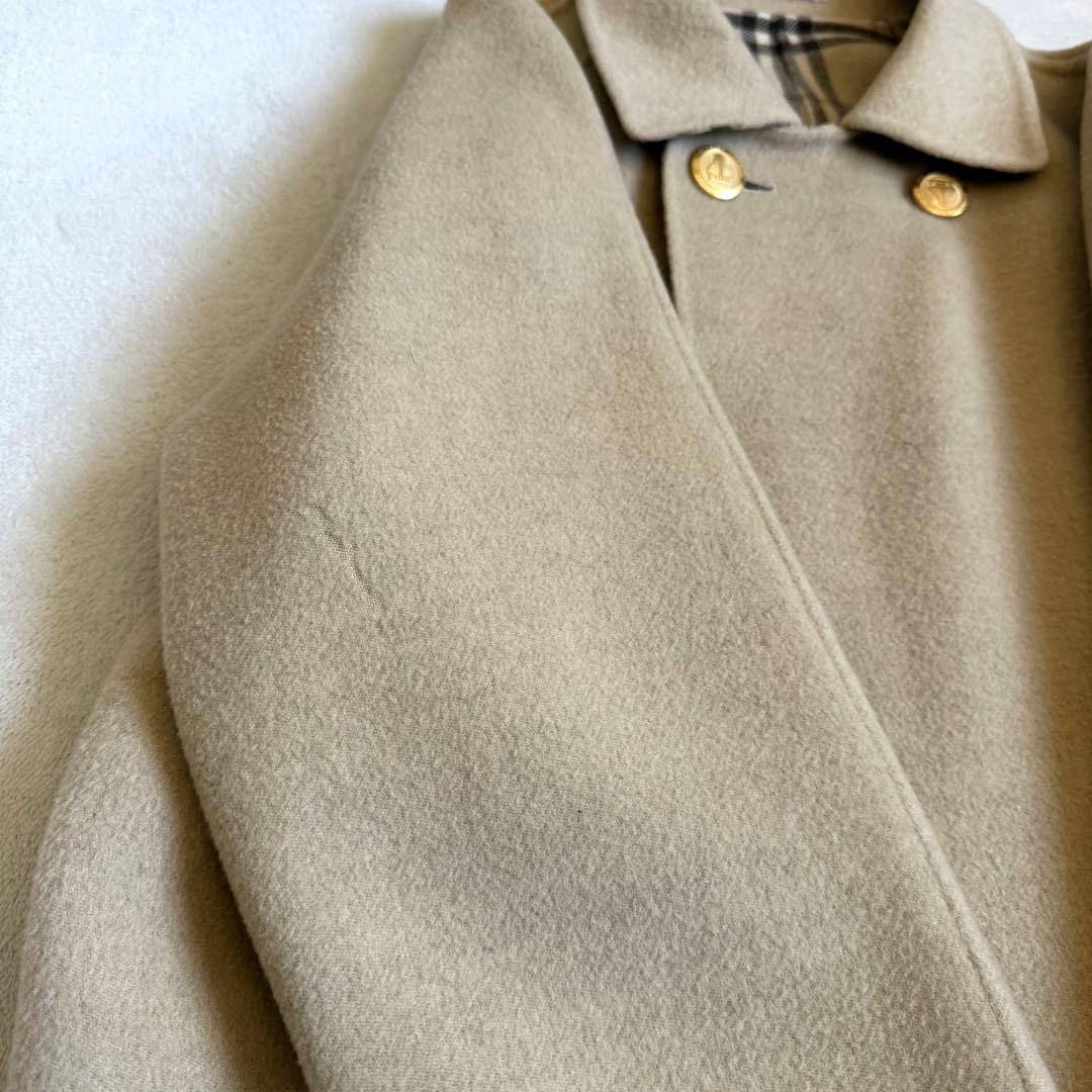 Burberrys ステンカラーコート カシミア混 ビンテージ アイボリー 38