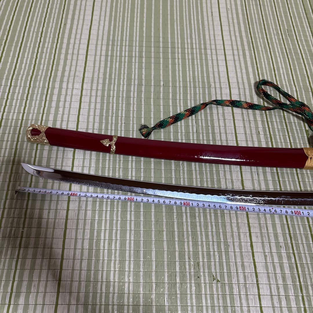 模造刀　模擬刀　武士　侍　伝統工芸　剣　ソード　太刀　小太刀　鞘　鍔　赤　朱色