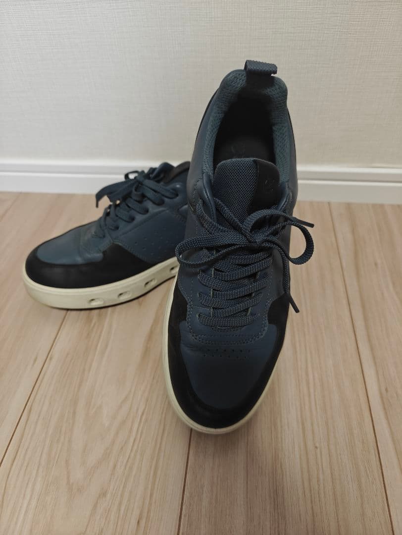 ecco スニーカー 41 グレー/ブラック