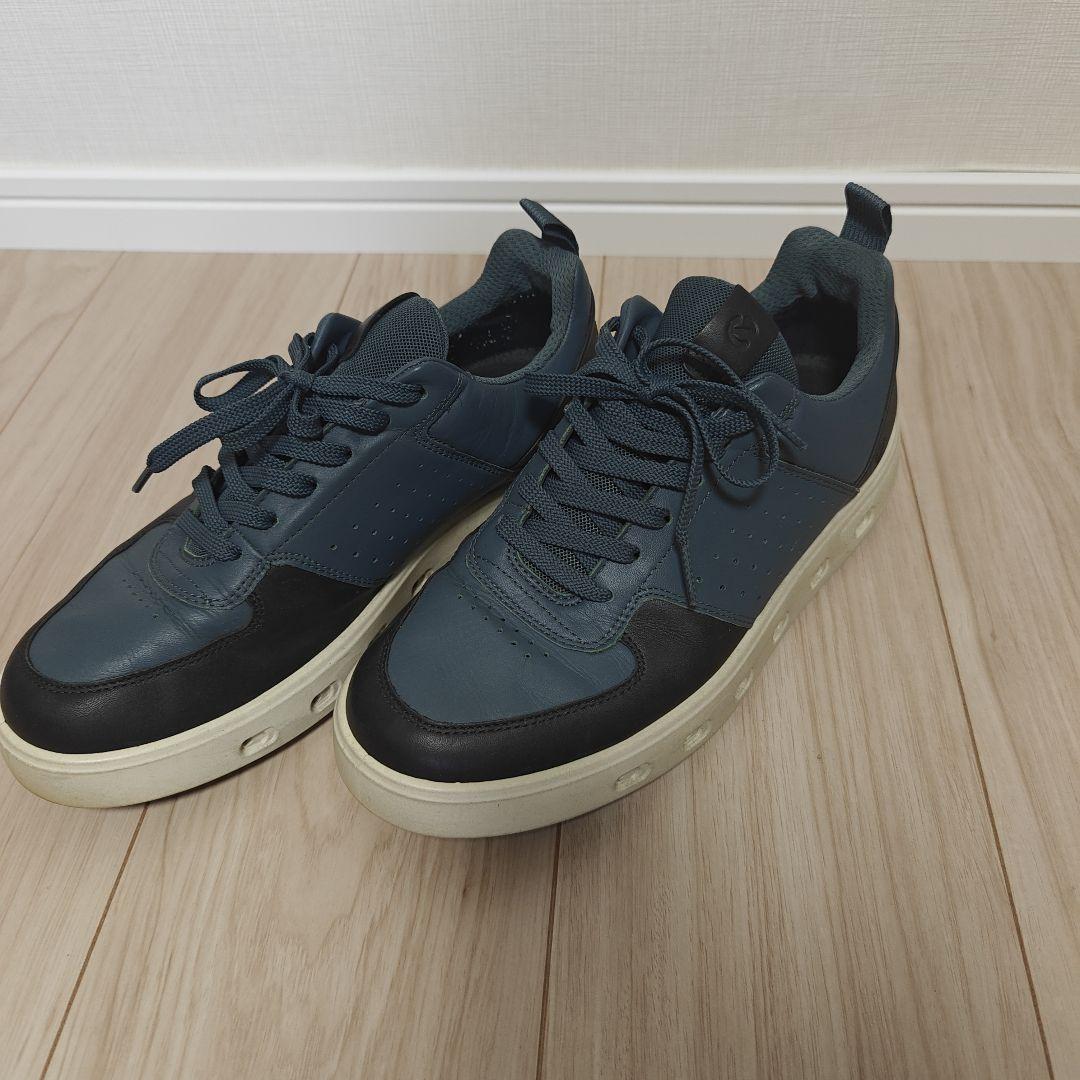 ecco スニーカー 41 グレー/ブラック