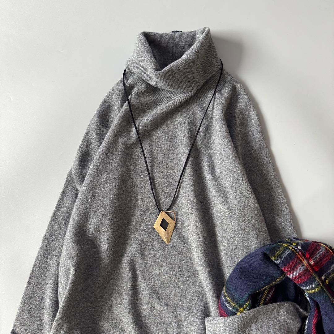 MUSE ドゥーズィエムクラス ウール100 ニットワンピース　タートル