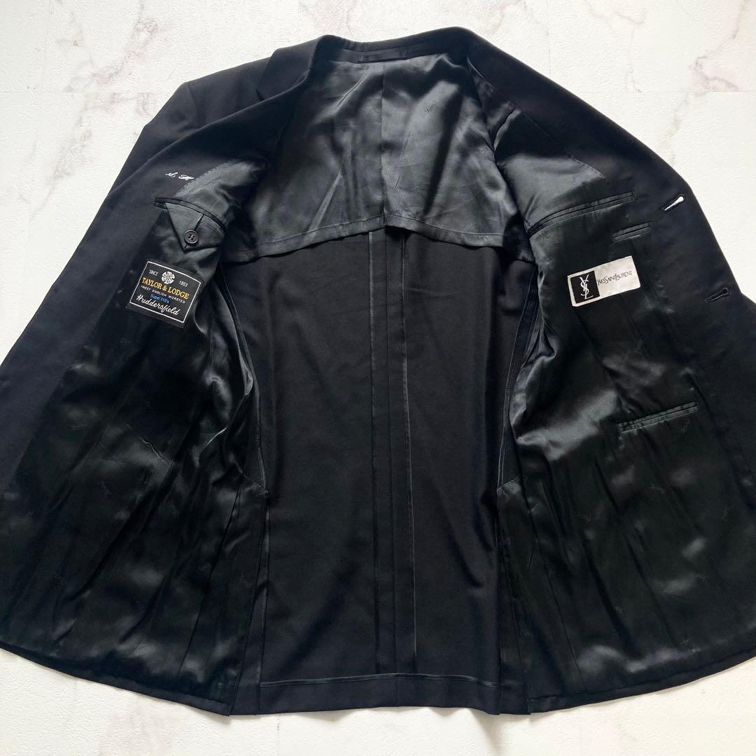 YSLイブサンローラン スーツ セットアップ 黒 Y2K スーパー110s