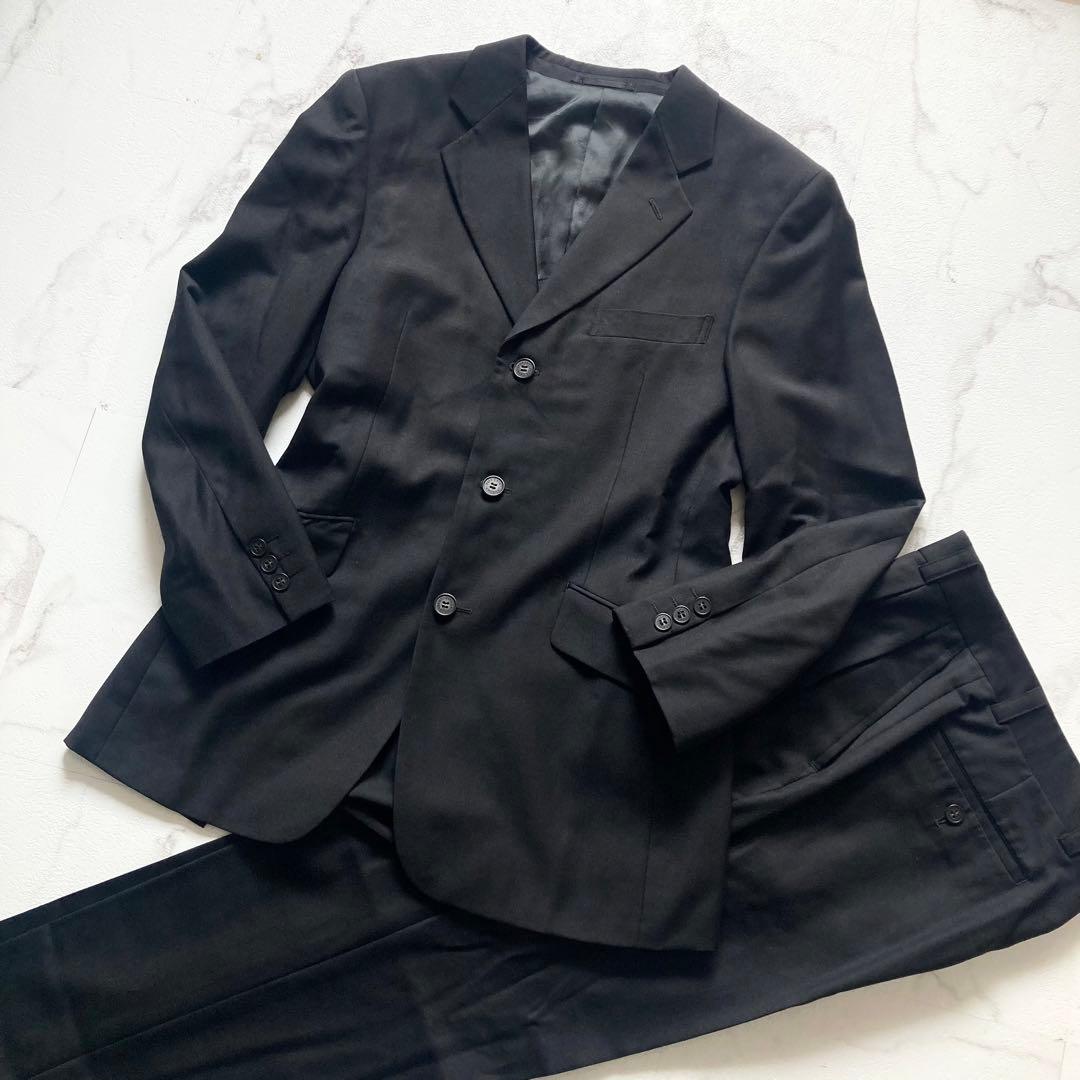 YSLイブサンローラン スーツ セットアップ 黒 Y2K スーパー110s