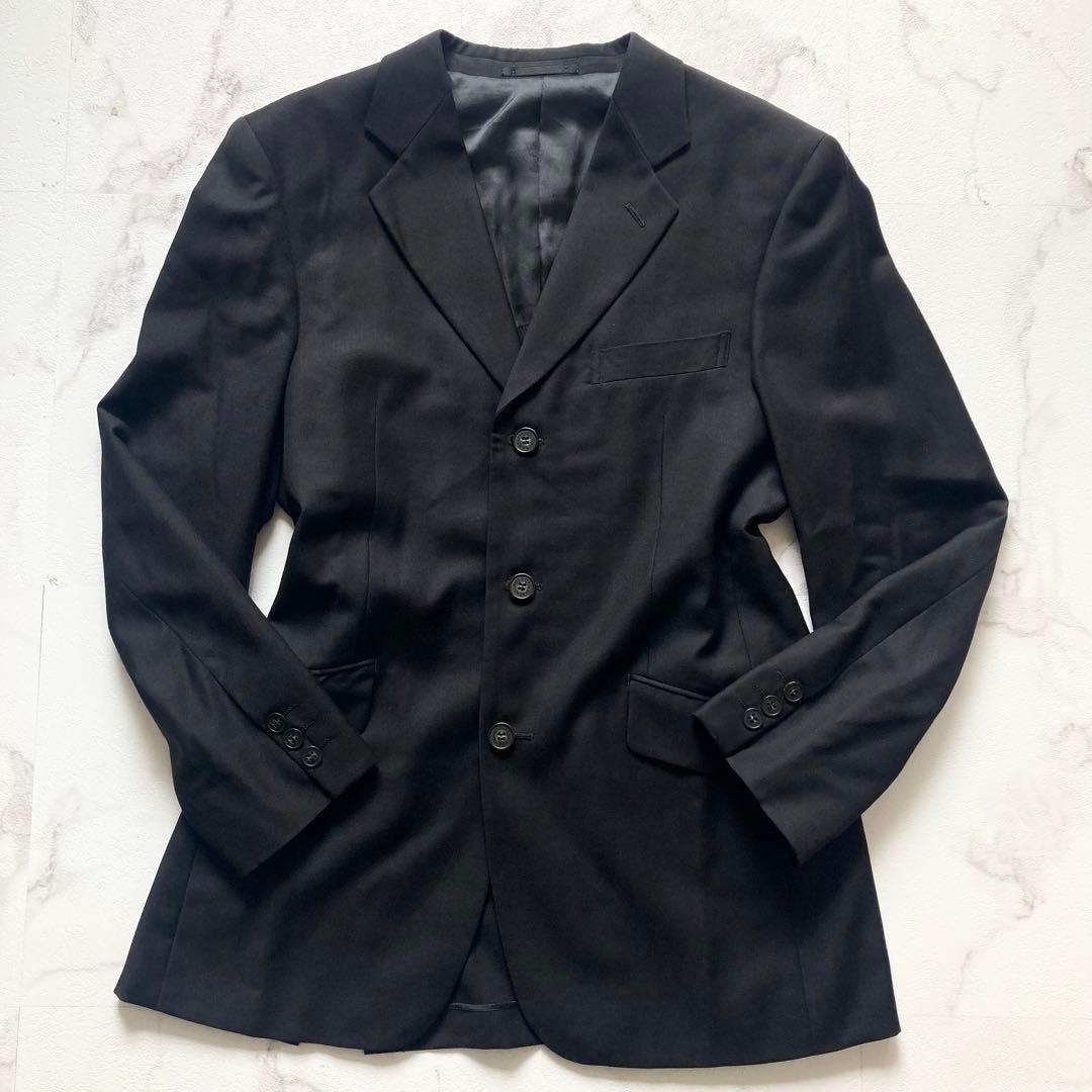 YSLイブサンローラン スーツ セットアップ 黒 Y2K スーパー110s