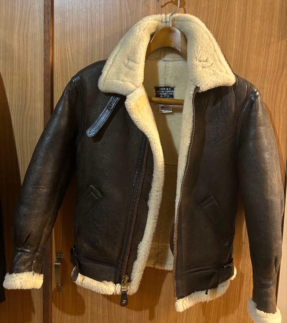 h*i様 極小サイズ/B-3 ジャケット リアルムートン/メンテ済み