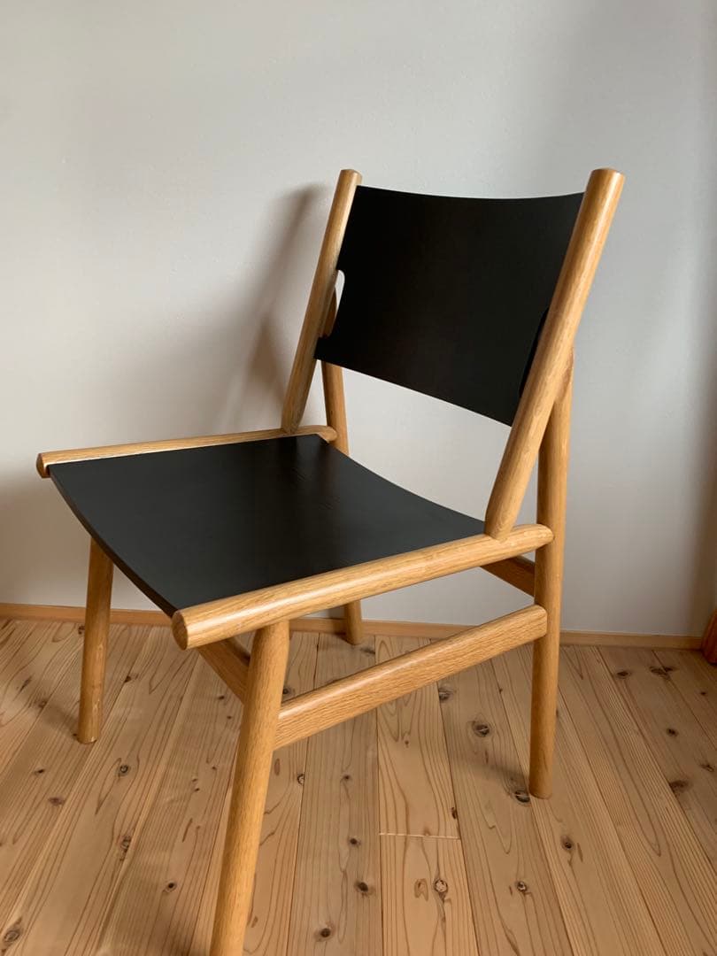 Shinohara.com 関家具 フィーカII 木製チェアオークブラック