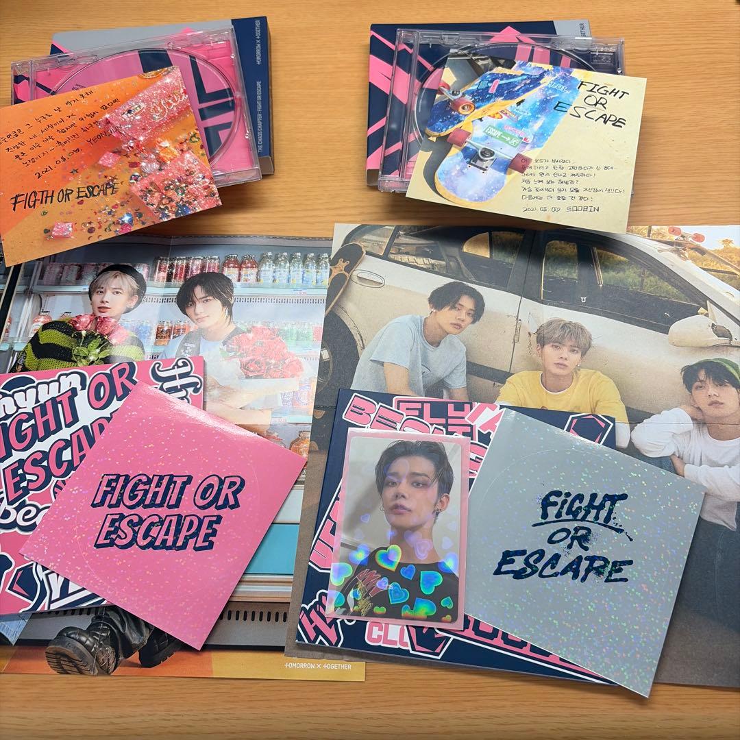 TXT アルバム まとめ売りヨンジュン トレカ ヒュニンカイ テヒョン