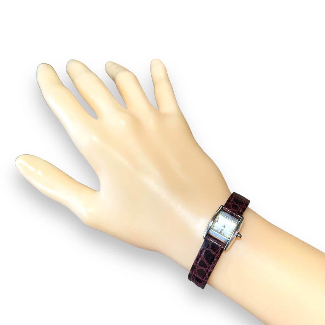 Ⴤ828ꕤ希少 ヴァンドーム アオヤマ 腕時計 レディース 銀 SV925