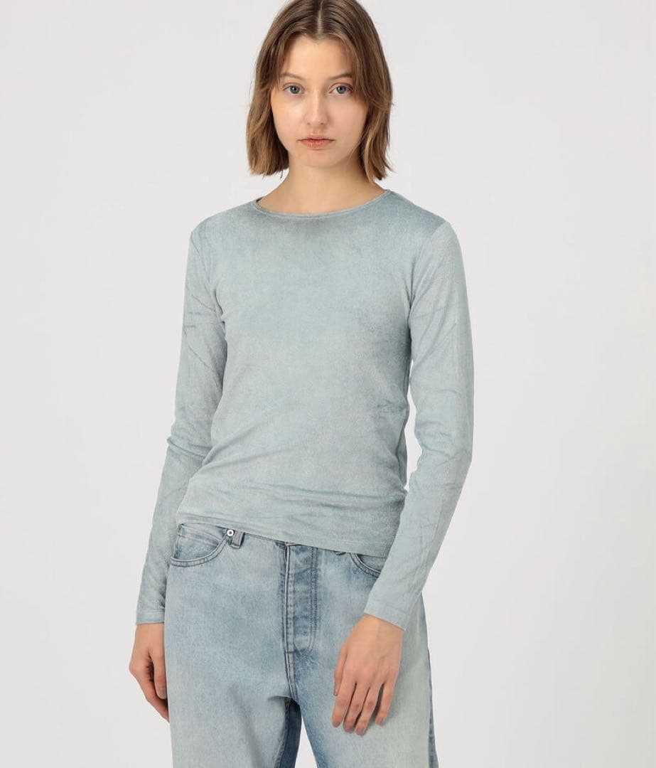 トップス BASERANGE velour Long Sleeves Pullover