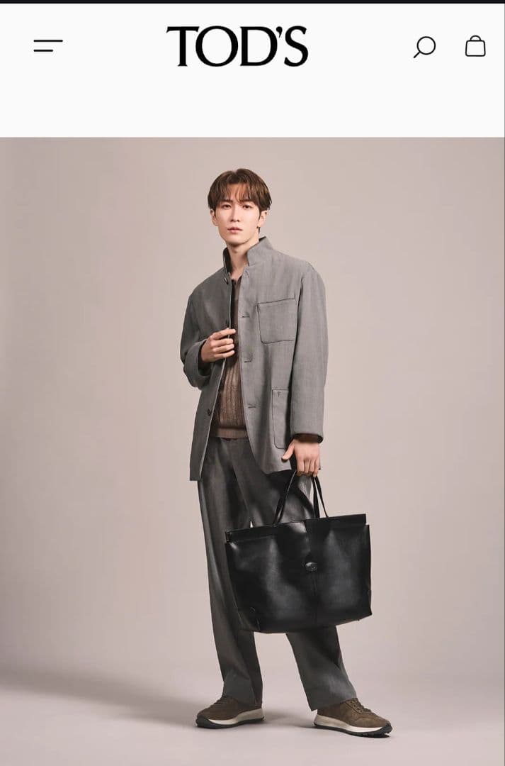 【専用】TOD'S Diバッグフォリオ バッグ ミディアム ブラック　渡辺翔太