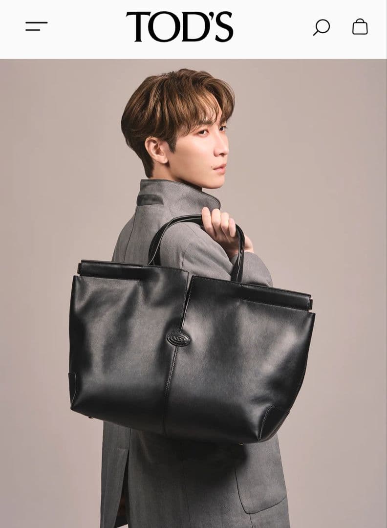 【専用】TOD'S Diバッグフォリオ バッグ ミディアム ブラック　渡辺翔太