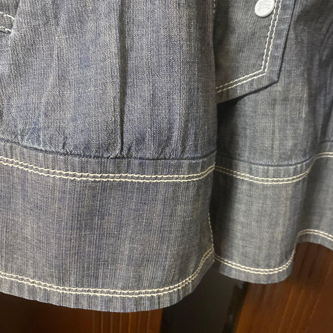 バーバリーブルーレーベル　デニムコート38