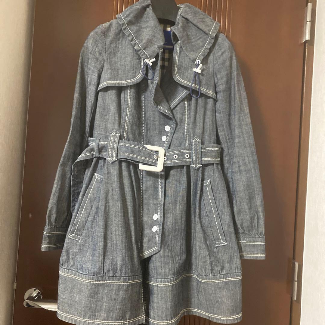 バーバリーブルーレーベル　デニムコート38
