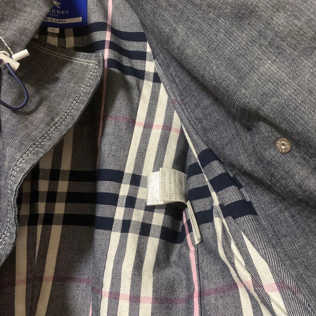 バーバリーブルーレーベル　デニムコート38