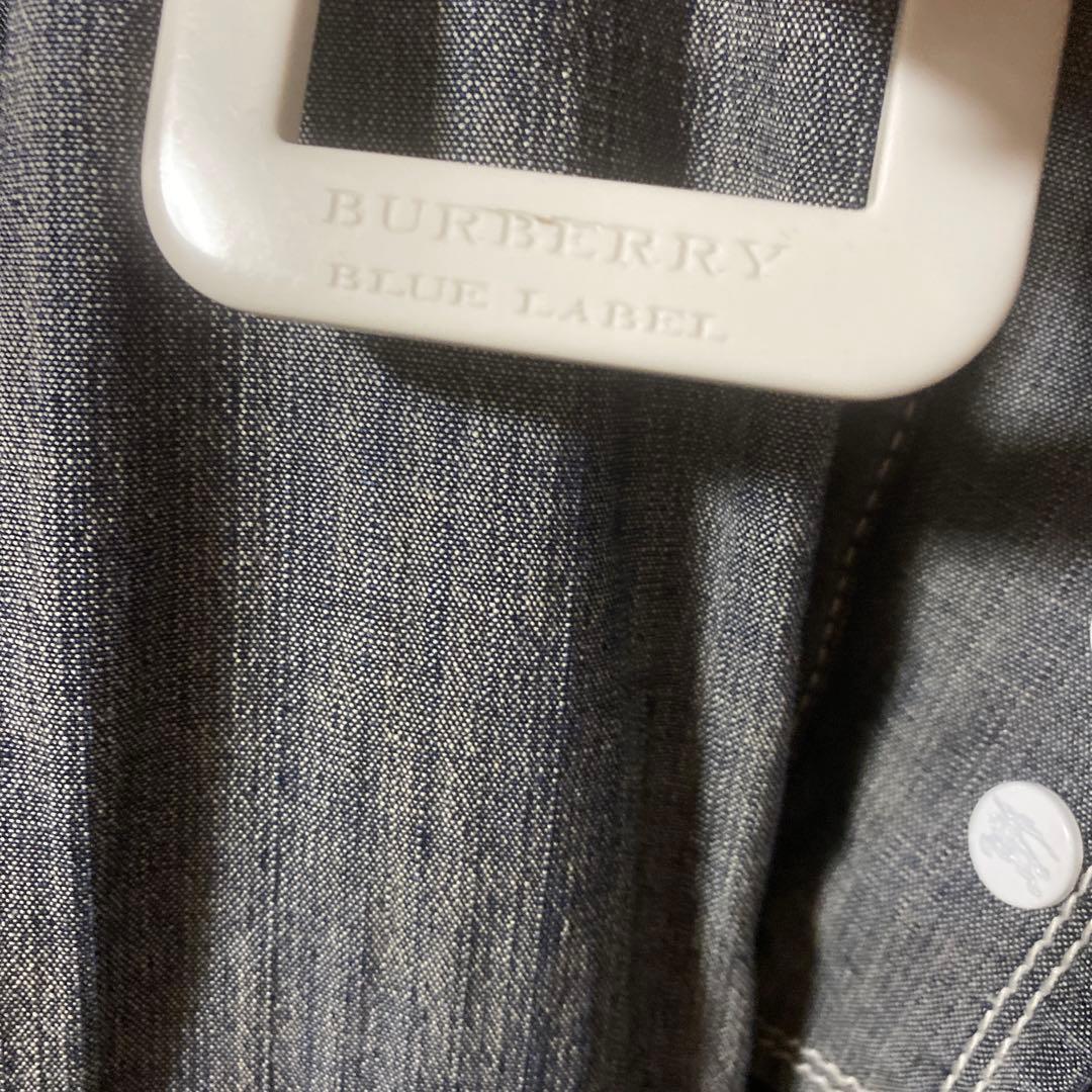 バーバリーブルーレーベル　デニムコート38
