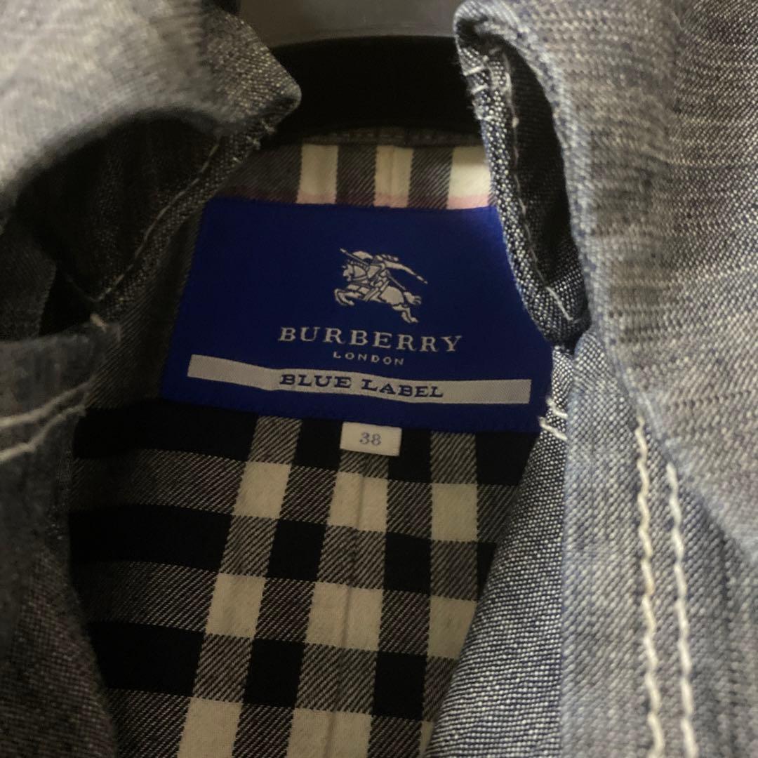 バーバリーブルーレーベル　デニムコート38