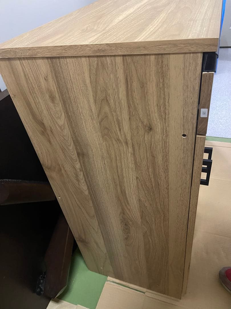 【送料込・最終値下げ】ニトリ キャビネット フォルムN SK ライトブラウン