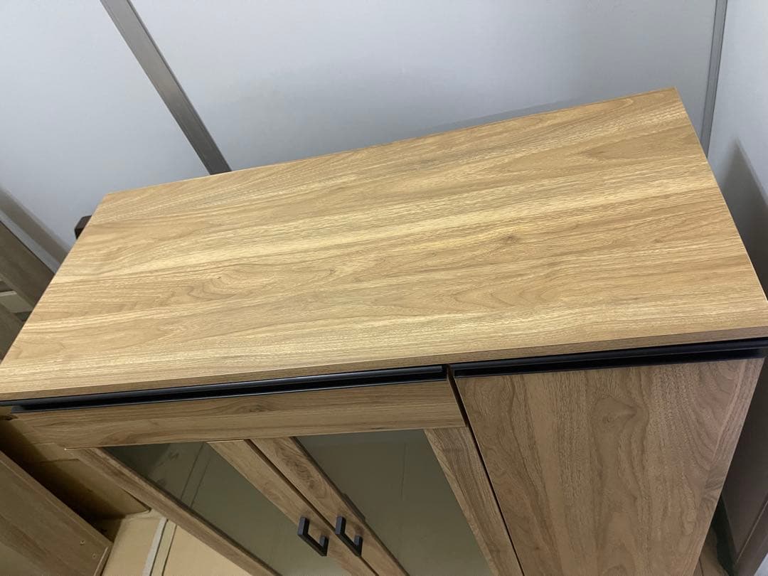 【送料込・最終値下げ】ニトリ キャビネット フォルムN SK ライトブラウン