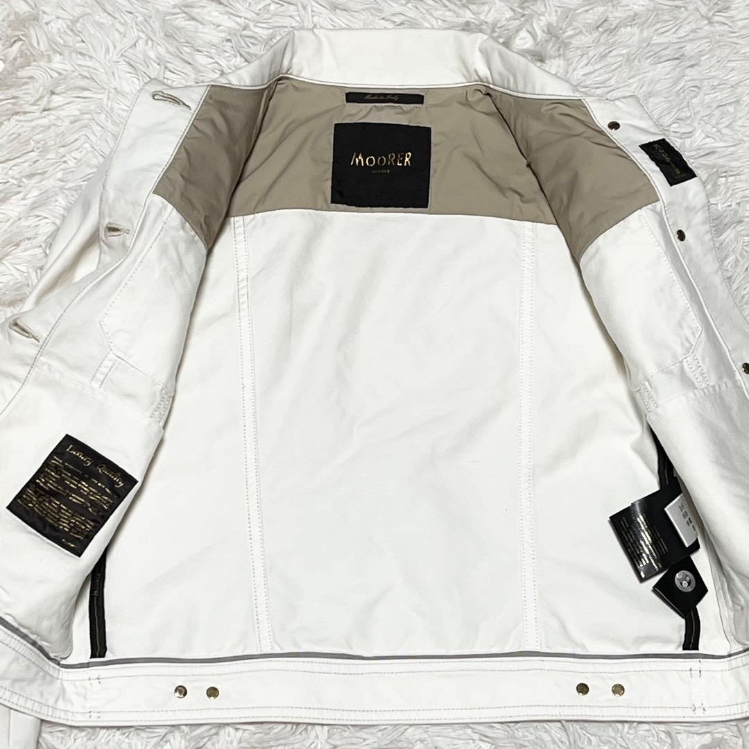 kittyママ　　　　ジャケット　ホワイトデニム　ビジュー　花柄　白