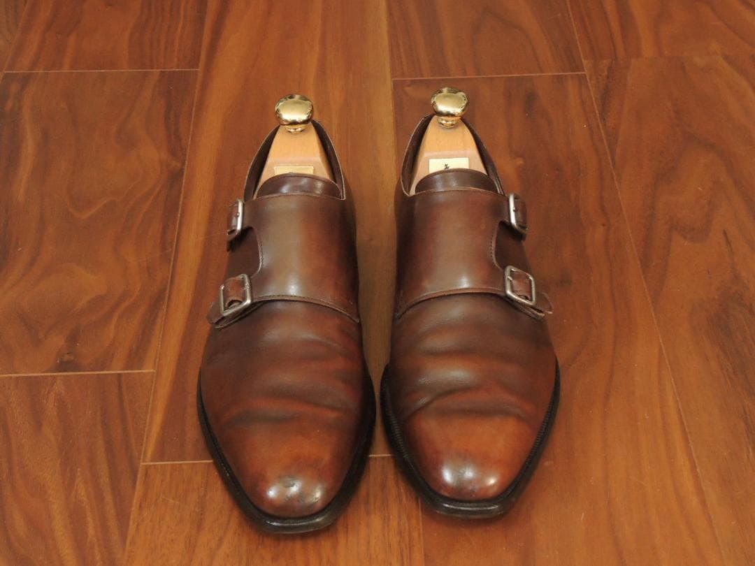 美品17万円　クロケットジョーンズ　最上位ハンドグレード　7.5　傑作Dモンク