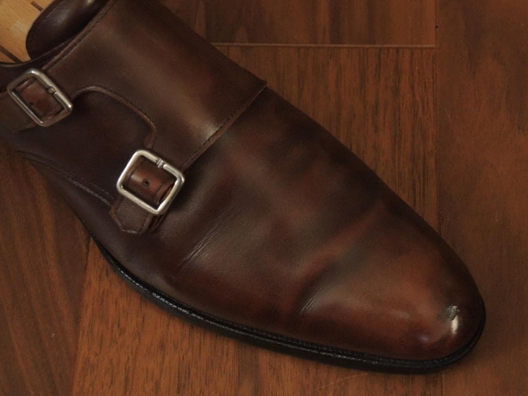 美品17万円　クロケットジョーンズ　最上位ハンドグレード　7.5　傑作Dモンク