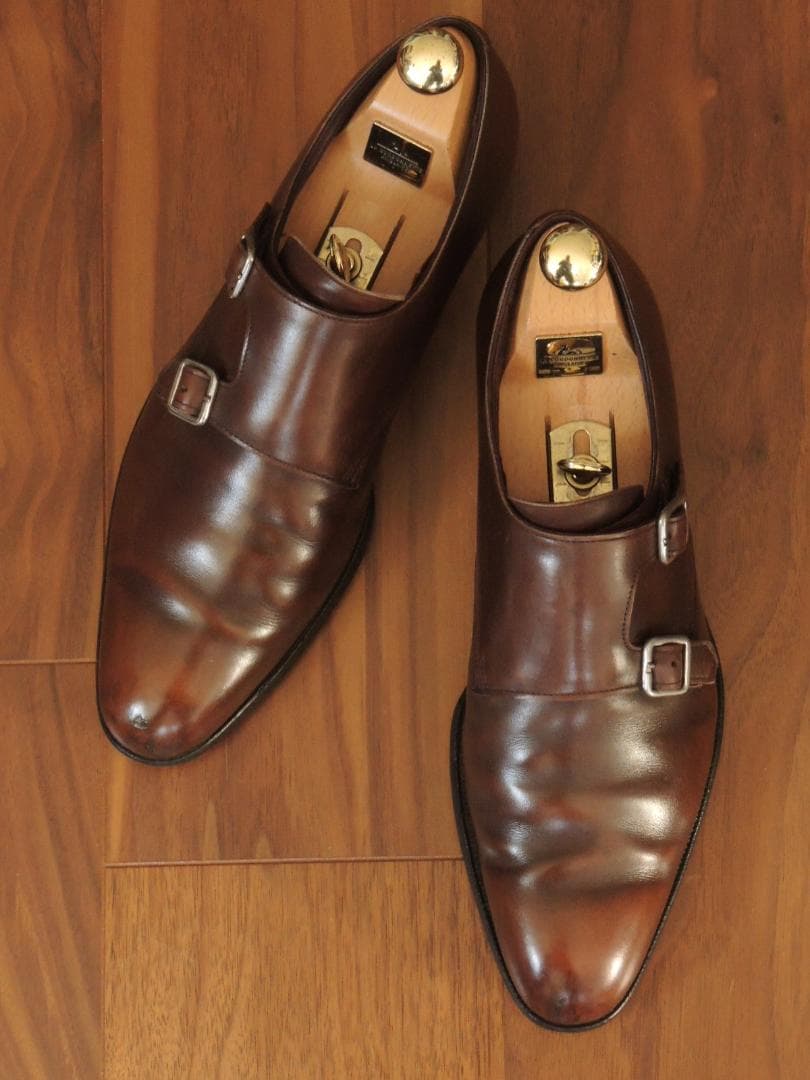 美品17万円　クロケットジョーンズ　最上位ハンドグレード　7.5　傑作Dモンク