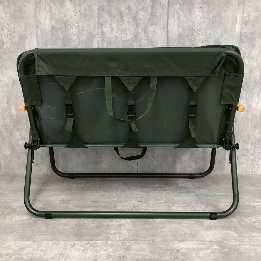 【室内外/車内にも！】DOD グッドラックソファ カーキ 折り畳み