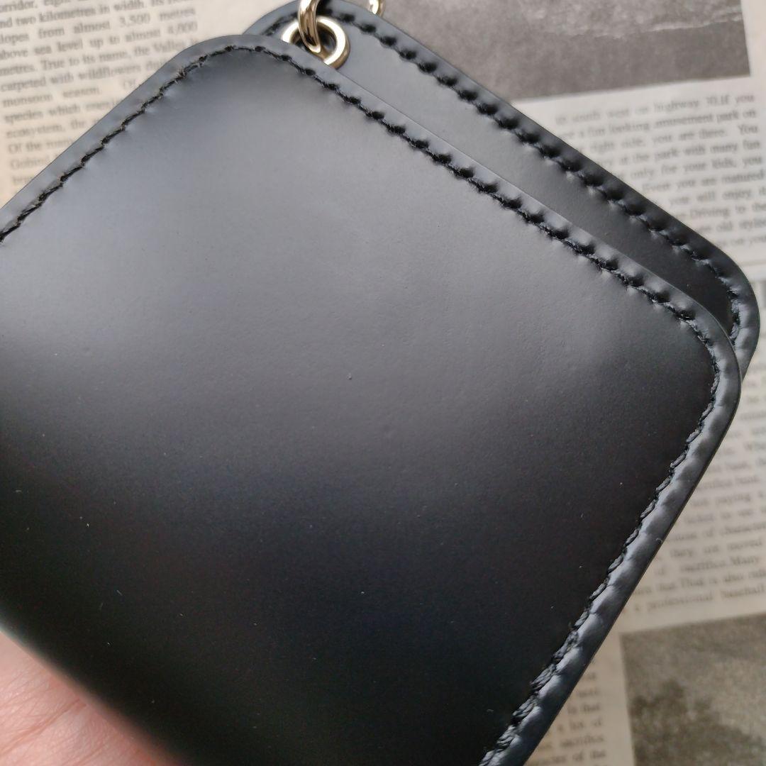 訳あり　総コードバン　ショート　トラッカーウォレット　ハンドメイド