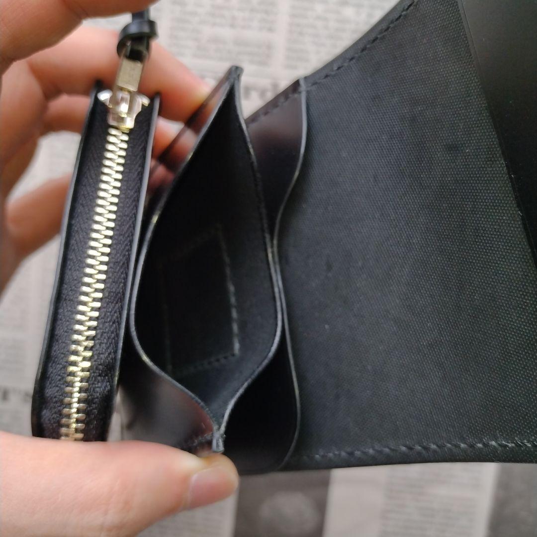 訳あり　総コードバン　ショート　トラッカーウォレット　ハンドメイド