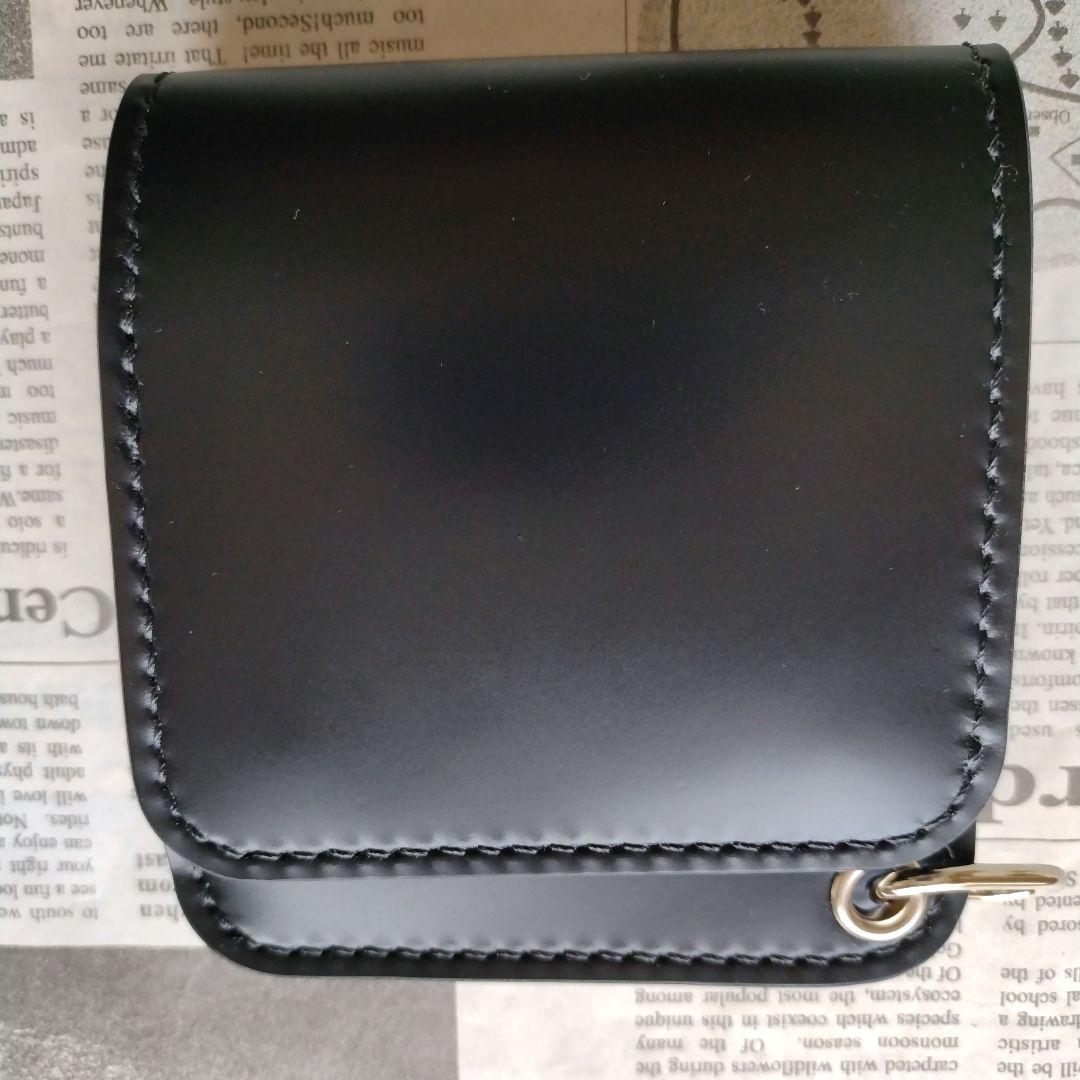 訳あり　総コードバン　ショート　トラッカーウォレット　ハンドメイド