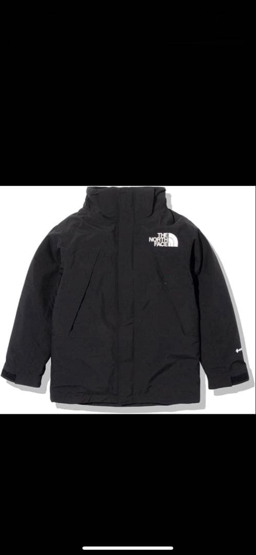 ザノースフェイス　子供用アウター　黒
