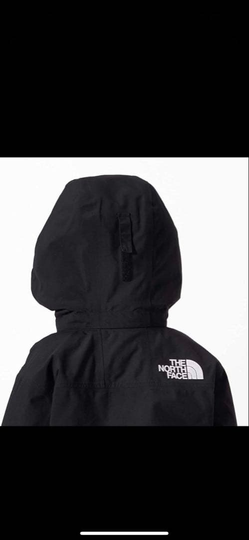 ザノースフェイス　子供用アウター　黒