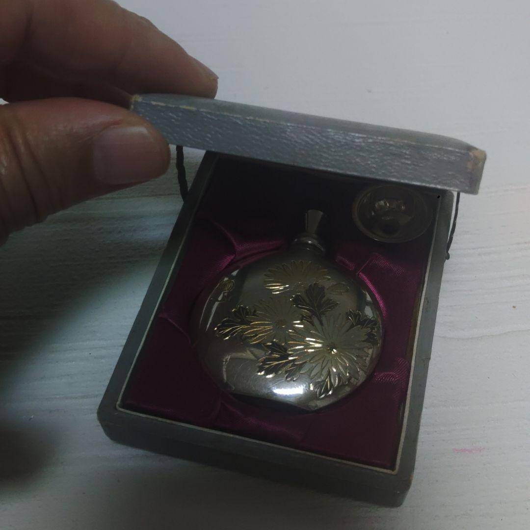 香水瓶　アトマイザー　彫金　SILVER　perfume bottle　ツキ10