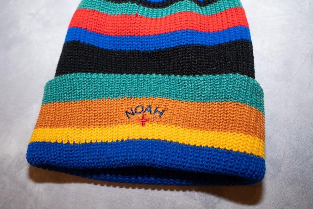 新品　NOAH ノア　ストライプビーニー